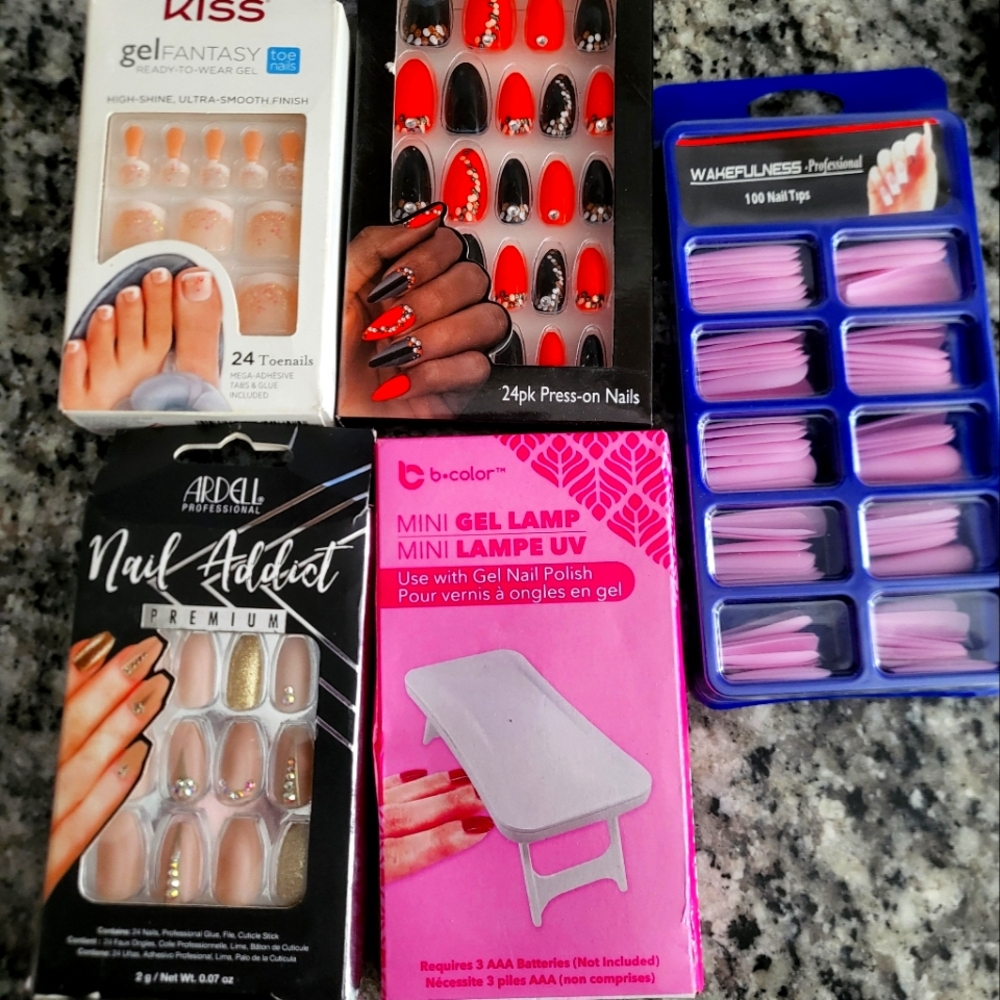 6 piece nail lot